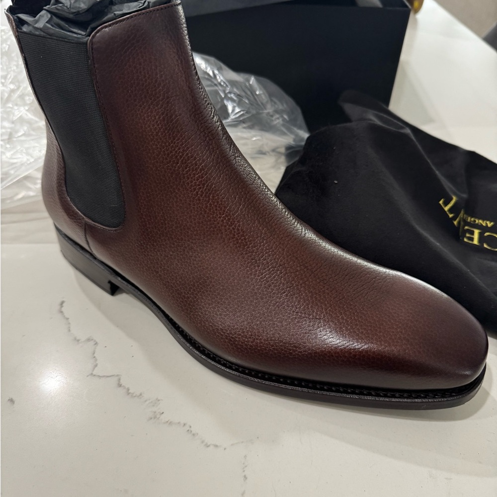 Men's Brown Leather Chelsea Boots